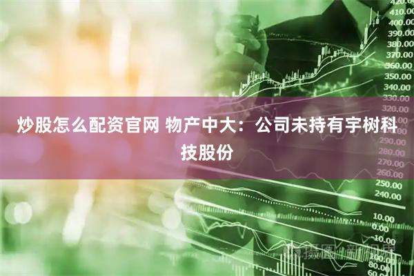 炒股怎么配资官网 物产中大：公司未持有宇树科技股份